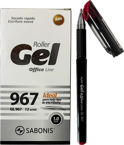 (0468**RO) ROLLER SA GEL 1MM 967 ROJO - BOLIGRAFOS - BOLIGRAFOS ROLLER