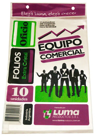 (100030) FOLIOS X 10PAQ.OFICIO PP LUMA - FOLIOS Y FUNDAS - FOLIOS OFICIO