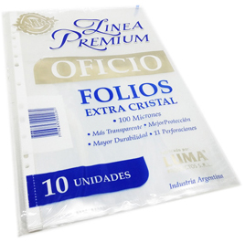 (100054) FOLIOS X 10PAQ.OFICIO PREMIUM 100M - FOLIOS Y FUNDAS - FOLIOS OFICIO