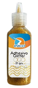 ADHESIVO EZCO C/GLITTER ORO - ADHESIVOS - ADHESIVOS