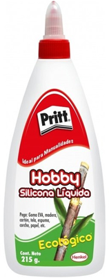 (10114) ADHES.SILICONA LIQ.PRITT 215ML - ADHESIVOS - ADHESIVOS