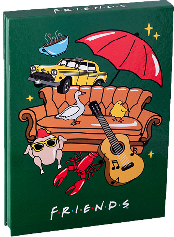 (10278F) BLOCK MOO NOTAS FRIENDS 2601219000 - LINEA REGALERIA - BLOCKS
