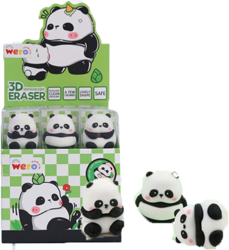 (106065) GOMA FANTASIA PANDA 3D 4020 - GOMAS DE BORRAR - GOMAS
