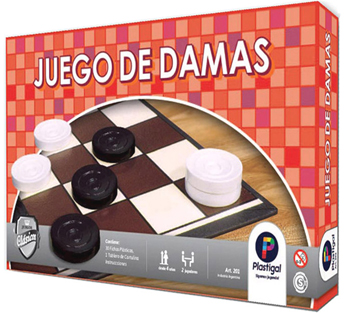 JUEGO PL DAMAS 201 - JUGUETES - JUEGOS Y JUGUETES