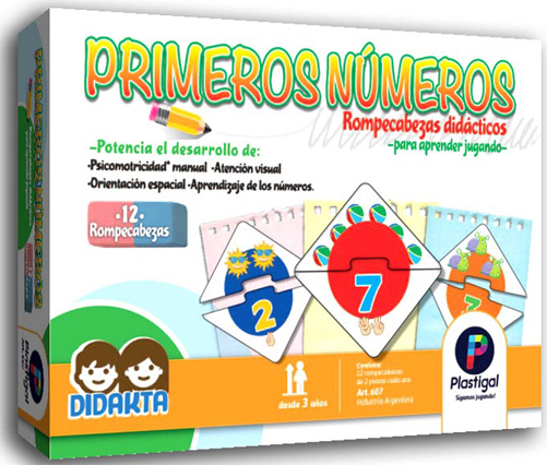 (107646) JUEGO PL MEMORY PRIM.NUMEROS 607 - JUGUETES - JUEGOS Y JUGUETES