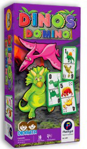 (107655) JUEGO PL DOMINO DINOS 603 - JUGUETES - JUEGOS Y JUGUETES