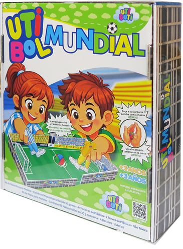 (108257) JUEGO UTIBOL MUNDIAL C/3 MASAS - JUGUETES - JUEGOS Y JUGUETES