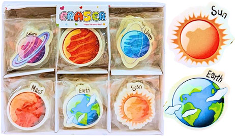 (115115) GOMA FANTASIA PLANETAS 26999 - GOMAS DE BORRAR - GOMAS