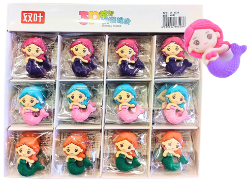 (115116) GOMA FANTASIA SIRENITA 26623 - GOMAS DE BORRAR - GOMAS