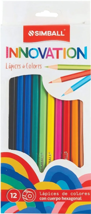 LAPICES SIMBALL INNOVATION X12 - LAPICES COLOR - LAPICES COLOR