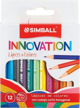 LAPICES SIMBALL INNOVATION X12 CORT - LAPICES COLOR - LAPICES COLOR