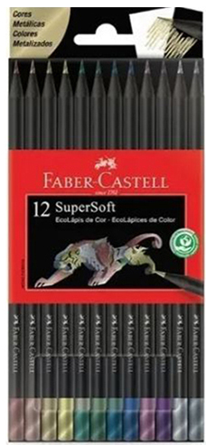 (120122M) LAPICES FABER C.SUPERSOFT METAL X12 - LAPICES COLOR - LAPICES COLOR