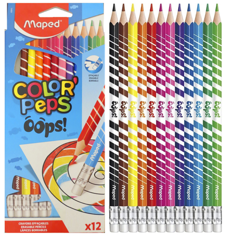 (120167) LAPICES MAPED BORRABLES 832812 X12 - LAPICES COLOR - LAPICES COLOR