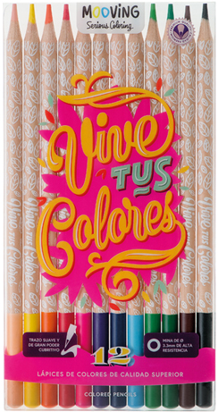 (120236) LAPICES MOO COLOR X12 3011012 - LAPICES COLOR - LAPICES COLOR