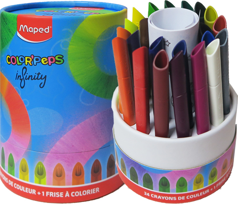 (122104) LAPICES MAPED INFINITY 861821 X24 - LAPICES COLOR - LAPICES COLOR