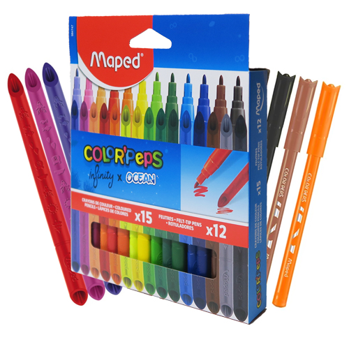 (122106) LAPICES MAPED INFIN.+MARC.OCEAN X15 - LAPICES COLOR - LAPICES COLOR
