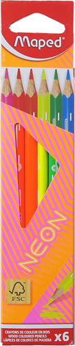 (122158) LAPICES MAPED NEON X 6 831801 - LAPICES COLOR - LAPICES COLOR