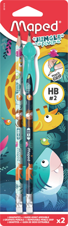 (125252) LAPIZ GRAFITO MAPED JUNGLE X2 C/GUI - LAPICES GRAFITO - LAPICES GRAFITO