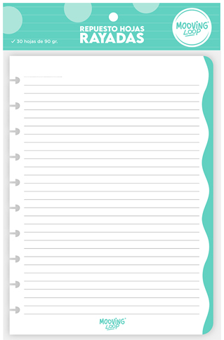 (12589) REP MOO CUA/REMOV.A4 30H == - CUADERNOS/LIBRETAS/REPUESTOS - CUADERNOS ESPECIALES