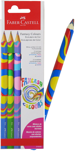 (127058) LAPIZ MULTICOLOR FABER FANTASY X3 - LAPICES COLOR - LAPICES COLOR