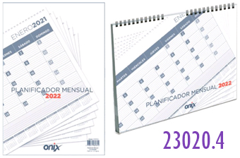 (145021) PLANIF.ONIX 23020.4 GRANDE BLOCK - AGENDAS 2022 - REPUESTOS/CALENDARIO