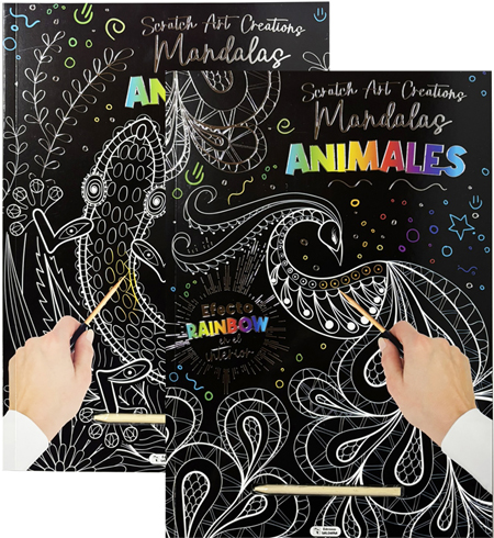 (145259) LIBRO SAL SCRATCH ART MANDALAS - LIBROS - LIBROS