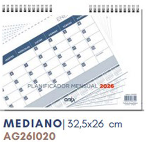 (145623) PLANIF.ONIX 1020 32X26 MEDIANO - AGENDAS - REPUESTOS/CALENDARIO