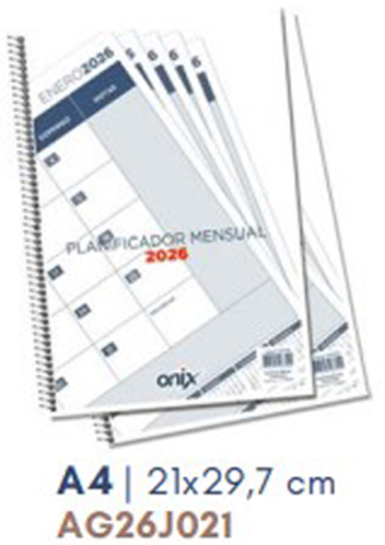 (145624) PLANIF.ONIX J021 21X29 A4 - AGENDAS - REPUESTOS/CALENDARIO