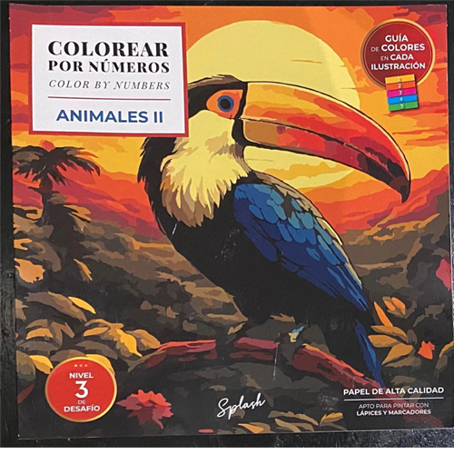 (145695) LIBRO SPL COLOREAR X NUM ANIMA.II - LIBROS - LIBROS