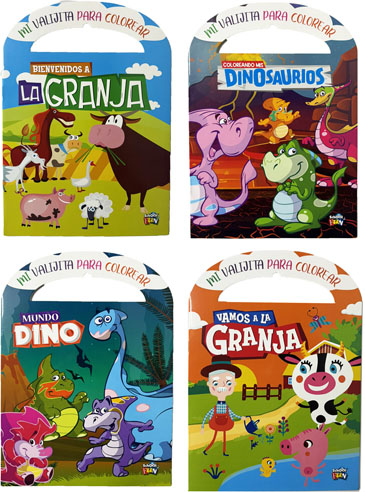 (147263) LIBRO FUN MI VALIJITA P/COLOREAR - LIBROS - LIBROS