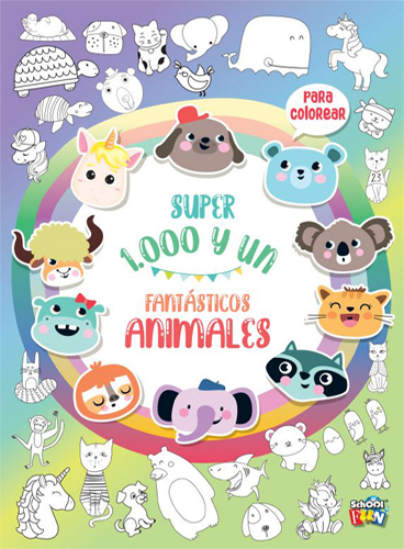 (147268F) LIBRO FUN SUPER 1000 Y UN FANT.ANIM - LIBROS - LIBROS
