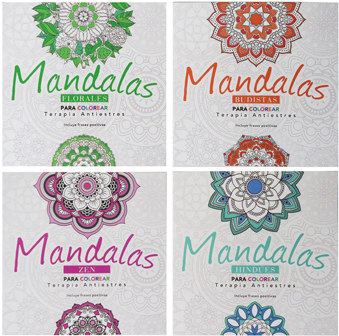(147290) LIBRO MANDALA TERAPIA ANTIESTRESS - LIBROS - LIBROS