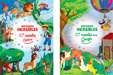 (14734) LIBRO FUN HISTORIAS INCR.27 CUENTOS - LIBROS - LIBROS