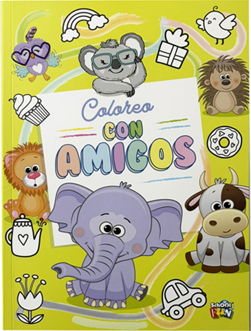 (147465) LIBRO FUN COLOREO C/AMIGOS - LIBROS - LIBROS