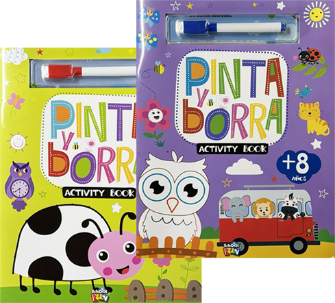(147478) LIBRO FUN PINTA Y BORRA - LIBROS - LIBROS