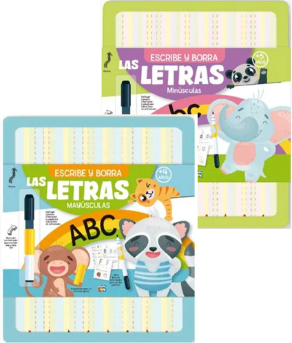 (147538) LIBRO FUN ESCRIBE Y BORRA L/LETRAS - LIBROS - LIBROS