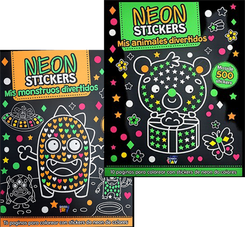 (1475421) LIBRO FUN NEON STICKERS - LIBROS - LIBROS