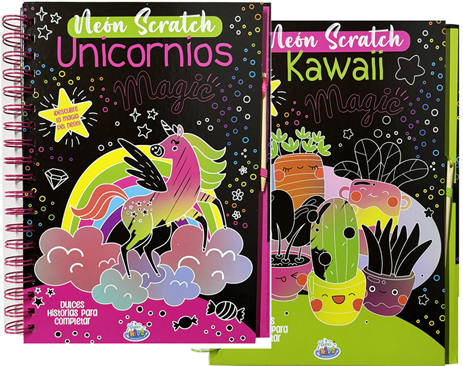 (147588) LIBRO BK NEON SCRATCH - LIBROS - LIBROS