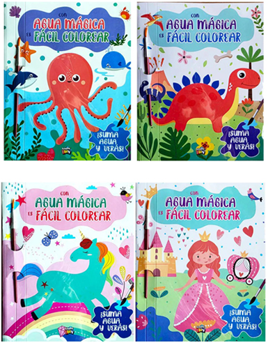 (147628) LIBRO FUN CON AGUA MAGICA FACIL COL - LIBROS - LIBROS