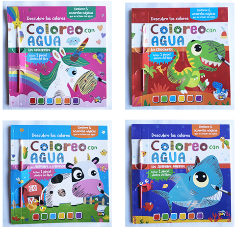 (147629) LIBRO FUN DESC.L/COLORES C/AGUA - LIBROS - LIBROS