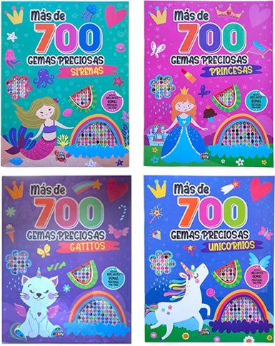 (147678) LIBRO FUN MAS DE 700 GEMAS - LIBROS - LIBROS