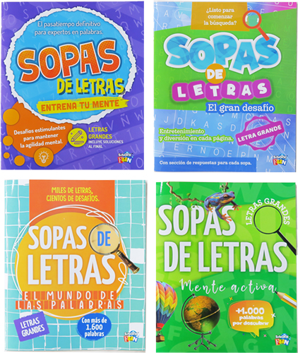 (147866) LIBRO FUN SOPA DE LETRAS LETRA GDE - LIBROS - LIBROS