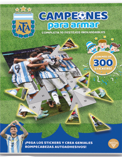 (148228) LIBRO VE CAMPEONES P/ARMAR AFA - LIBROS - LIBROS