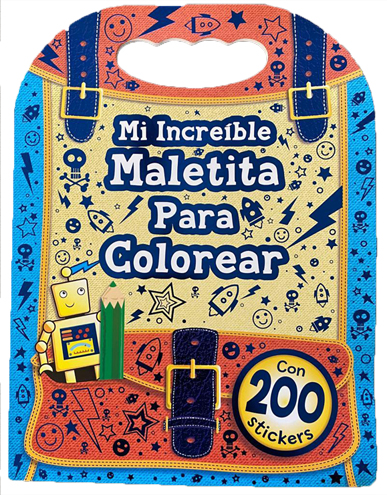 (148266) LIBRO G.CINCO MALETITA P/COLOREAR - LIBROS - LIBROS
