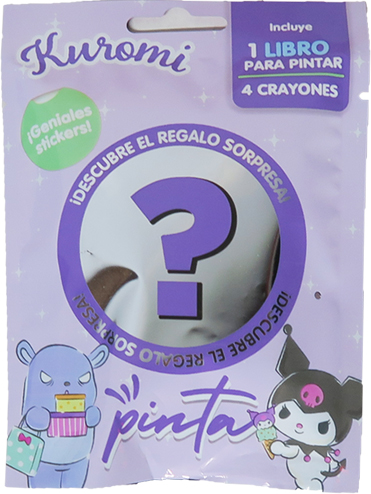 (148327) LIBRO VE PINTA MINI SORPR.KUROMI 55 - LIBROS - LIBROS