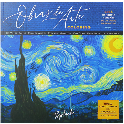 (148696) LIBRO SPL OBRAS DE ARTE COLORING - LIBROS - LIBROS