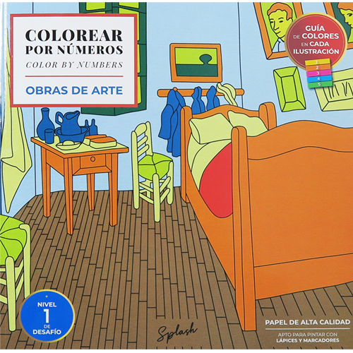 (148698) LIBRO SPL COLOREAR X NUM.OBRAS D/AR - LIBROS - LIBROS