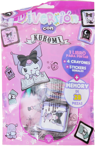 (148838) LIBRO VE DIVERSION CON KUROMI 6451 - LIBROS - LIBROS