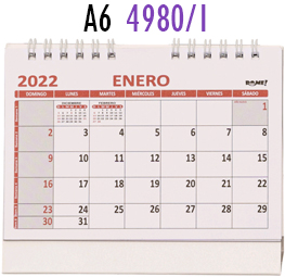 (15087C) PLANIF.R 4980/1 A6 APAI.RO CARPITA - AGENDAS - REPUESTOS/CALENDARIO