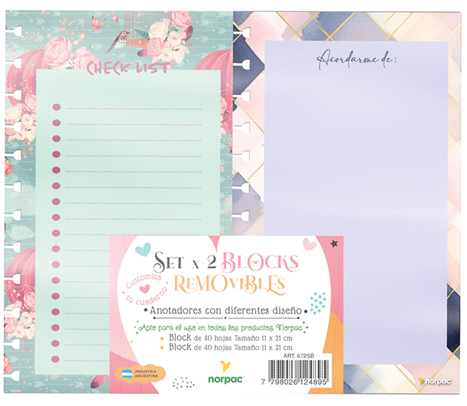 (151172) REP NO BLOCK REMOV.X2 11X21 672SB - CUADERNOS/LIBRETAS/REPUESTOS - CUADERNOS 16X21